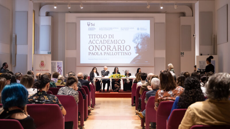 Paola Pallottino riceve il ‘Titolo di Accademico Onorario’ dall’Accademia di Belle Arti