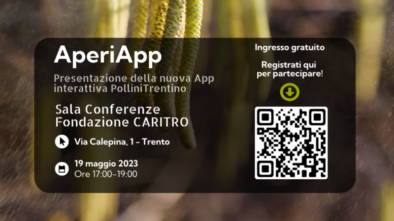 Aperi App, evento di presentazione della app per il monitoraggio dei pollini