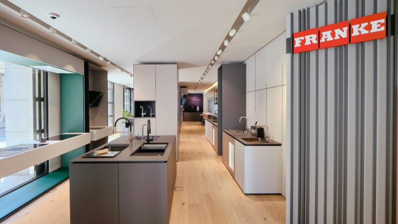 Il nuovo showroom di Franke Home Solutions: l’espressione dello spazio e dei nuovi inizi