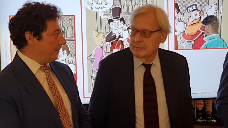 Vittorio Sgarbi nominato Primo Ambasciatore dei Locali Storici d’Italia