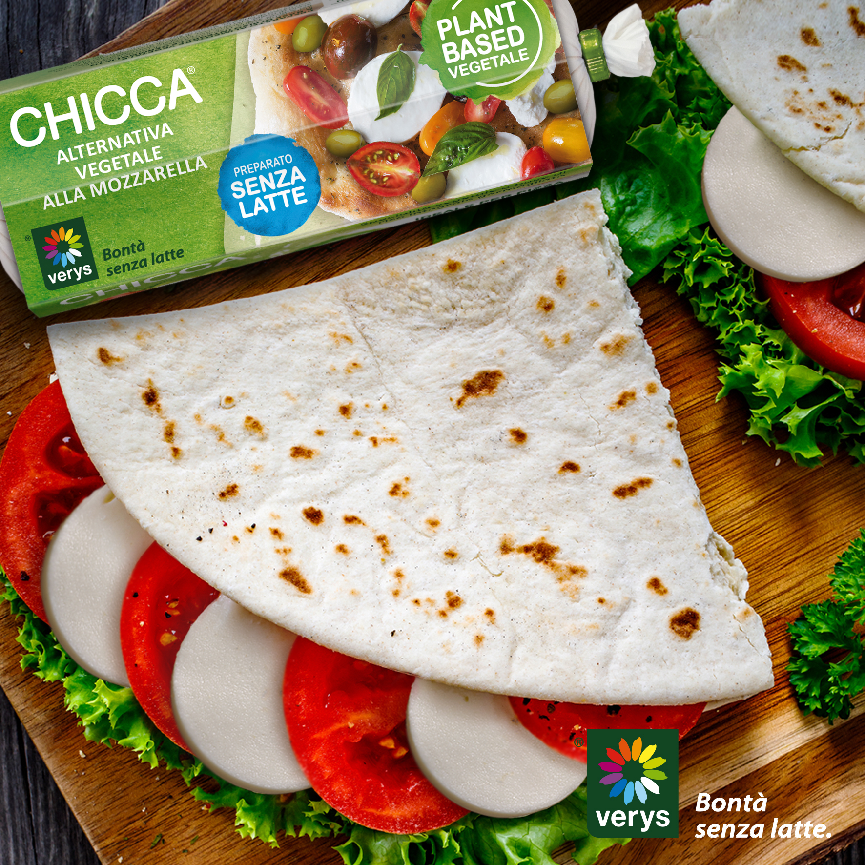 Chicca Classica di Very’s, un’ottima alternativa vegetale alla mozzarella