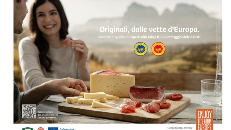 Al via la nuova campagna di comunicazione europea per la promozione dello Speck Alto Adige IGP e del Formaggio Stelvio DOP 