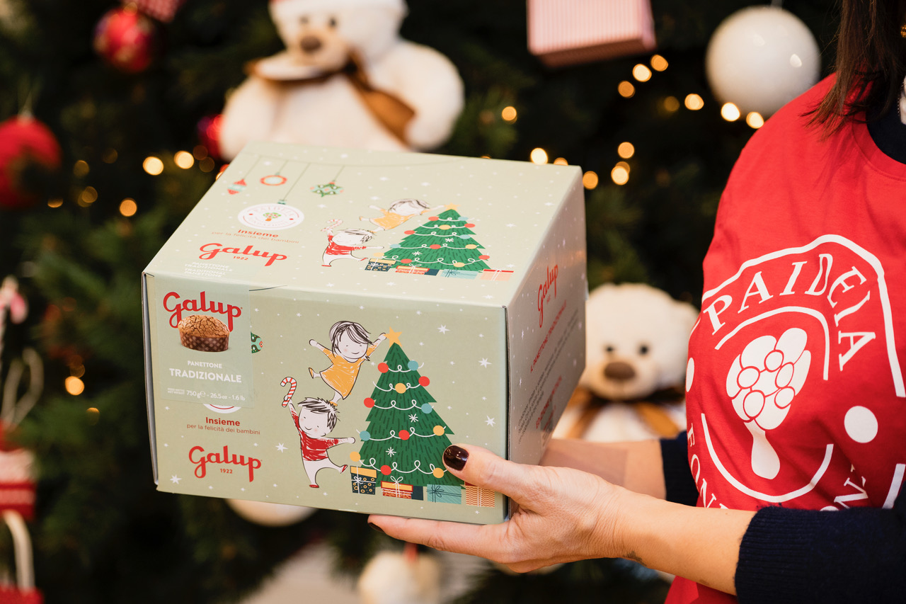 Natale buono e solidale con il panettone Galup per Fondazione Paideia