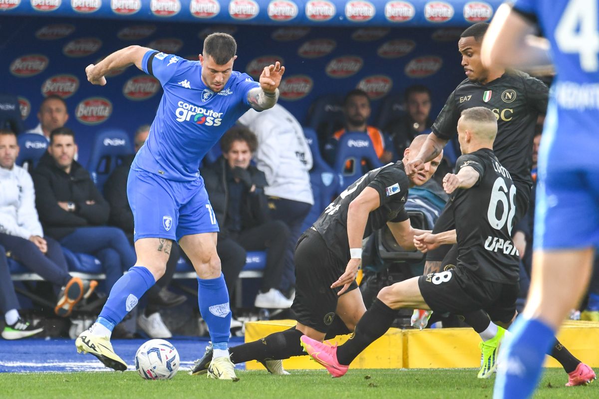 Napoli ancora al tappeto, vince l’Empoli 1-0