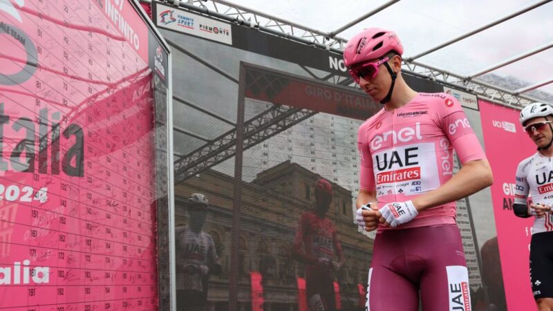 Pogacar padrone del Giro, vince anche l’ottava tappa