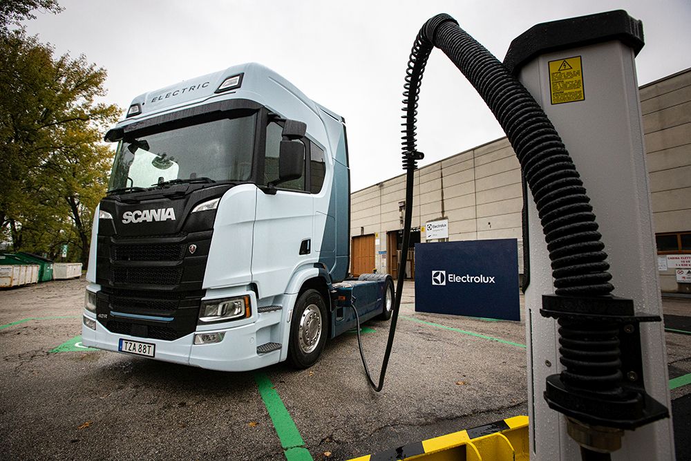 Electrolux, a Susegana la prima stazione di ricarica veloce per e-truck