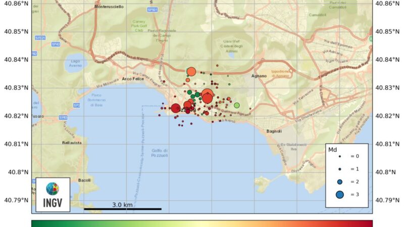 Sciame sismico ai Campi Flegrei, 150 scosse. Evacuate 35 famiglie