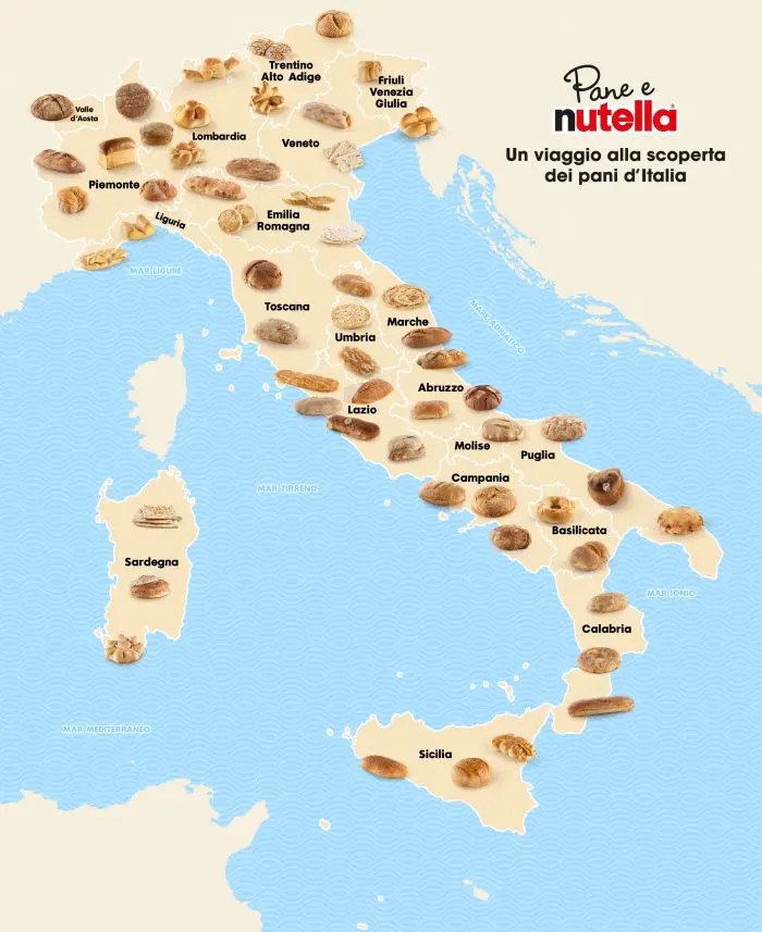 Pane & Nutella, al via l’iniziativa “Candida il pane della tua regione”