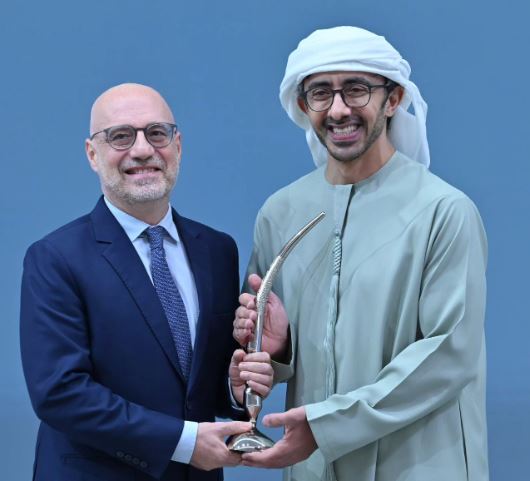 Emirati Arabi, all’Ambasciata italiana l’Excellence Award