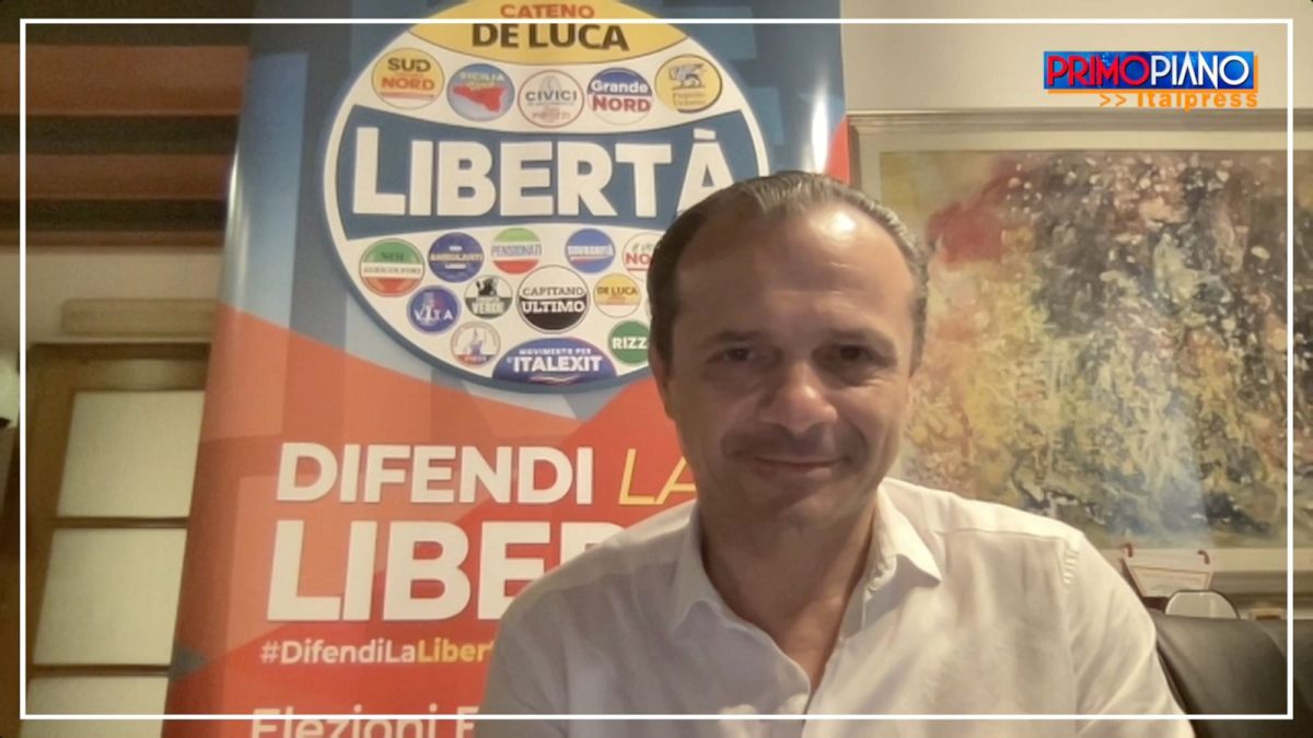 De Luca “Libertà unica lista non compromessa con il sistema”