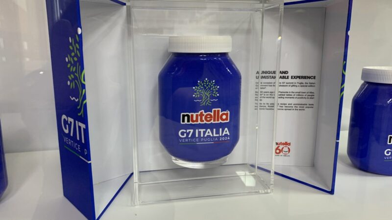 G7, una Nutella personalizzata tra i regali italiani ai leader