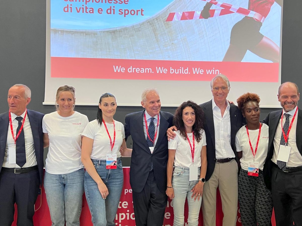 Webuild insieme al Coni con le atlete a sostegno di donne e giovani