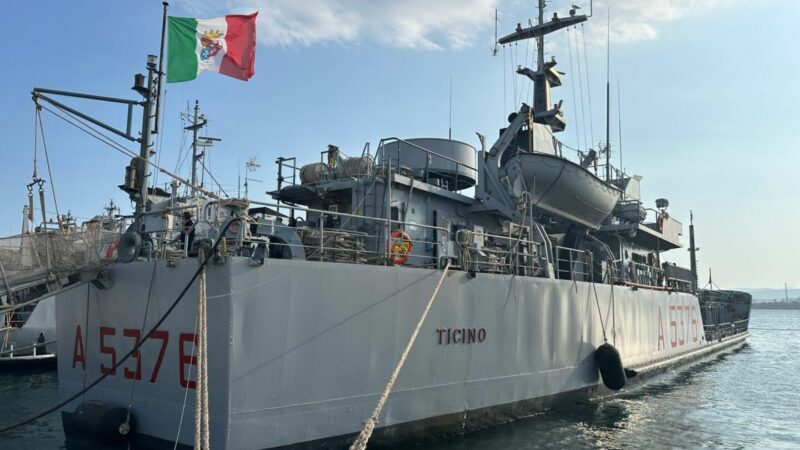 Emergenza siccità, la nave “Ticino” diretta a Licata con 1200 metri cubi d’acqua