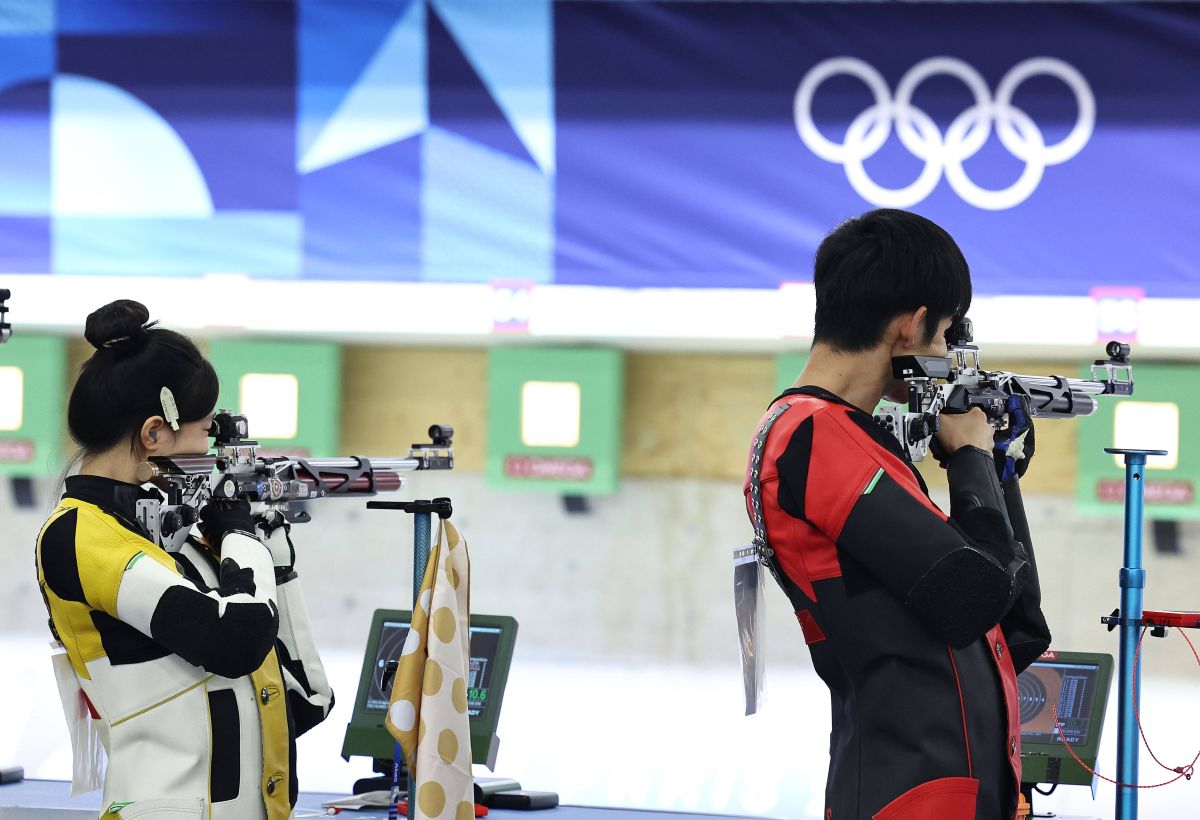 Alla Cina nella carabina mista il primo oro di Parigi2024