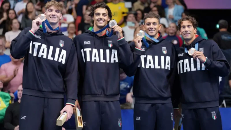 Bronzo per la staffetta azzurra 4×100