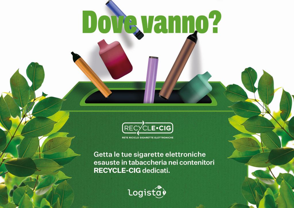 Logista, al via campagna per il corretto smaltimento delle e-cig esauste