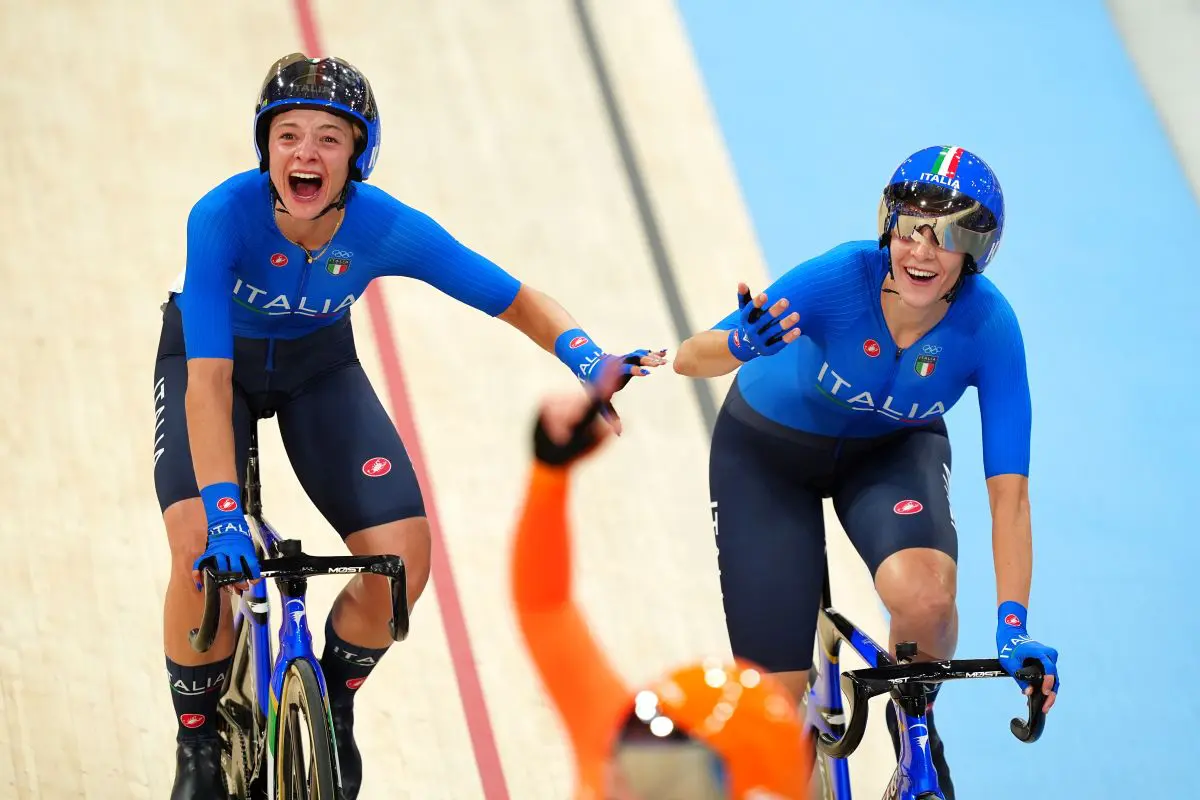 Tandem d’oro, Consonni e Guazzini vincono la Madison a Parigi