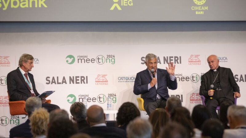 Ius scholae, Tajani al Meeting “Mondo è cambiato, bisogna andare avanti”