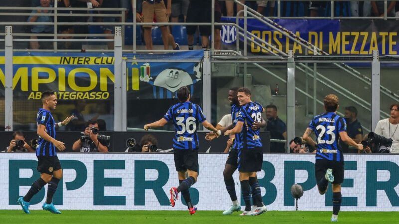 Show dell’Inter a San Siro, Atalanta travolta 4-0