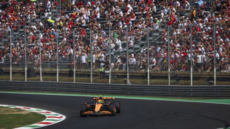 Norris in pole a Monza e prima fila McLaren, 4° Leclerc e 5° Sainz