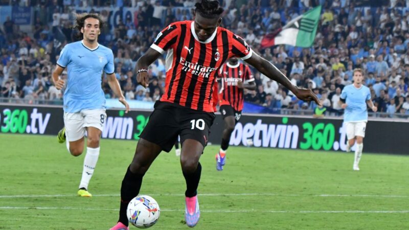 Leao salva il Milan, 2-2 all’Olimpico contro la Lazio