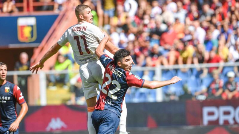 Beffa finale per la Roma, col Genoa finisce 1-1