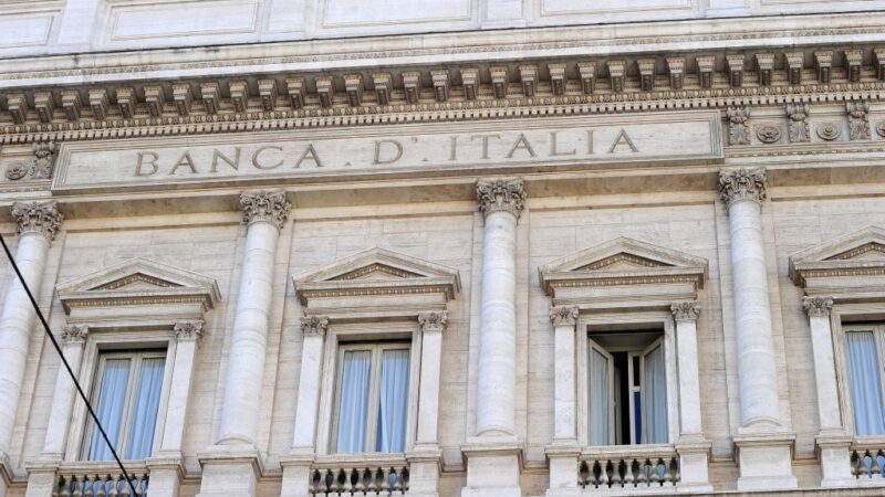 Bankitalia, a luglio il debito pubblico cala di 1,1 mld rispetto giugno