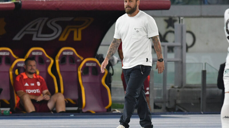 La Roma esonera il tecnico Daniele De Rossi