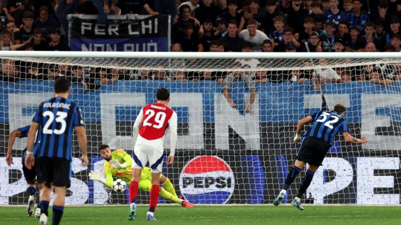 Champions dolceamara per l’Atalanta, 0-0 contro l’Arsenal