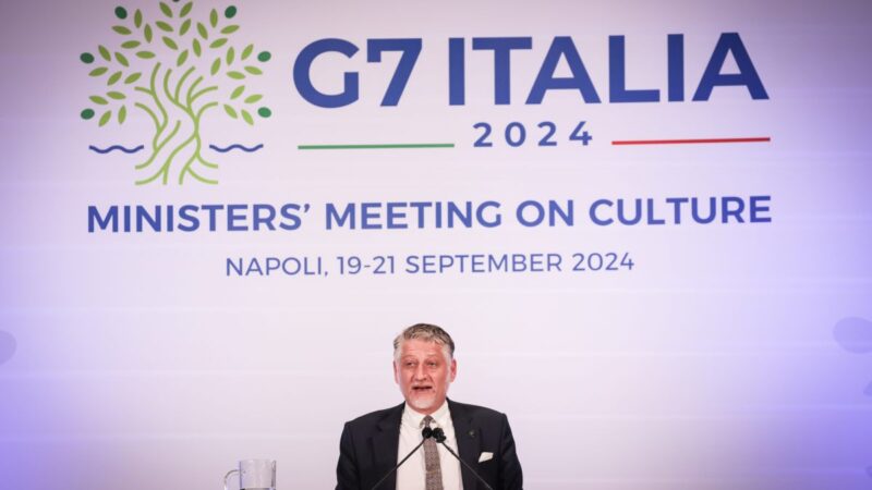 G7 Cultura, Giuli “Coalizione per ricostruire il patrimonio ucraino”