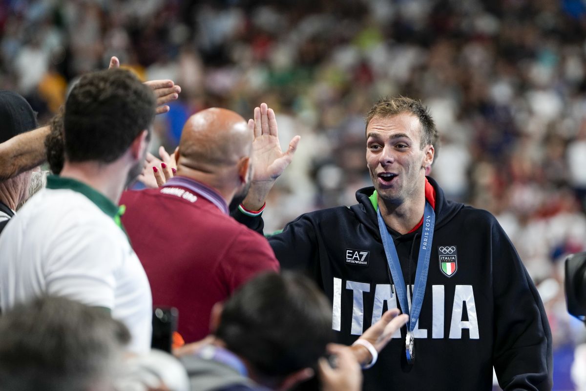 Da Paltrinieri a Barlaam, festa a Roma per il nuoto azzurro