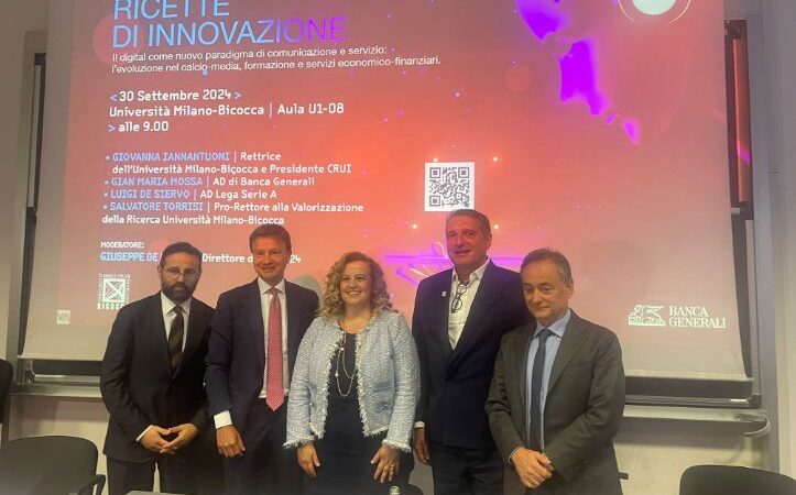 Banca Generali, Bicocca e Lega Serie A al lavoro per l’innovazione