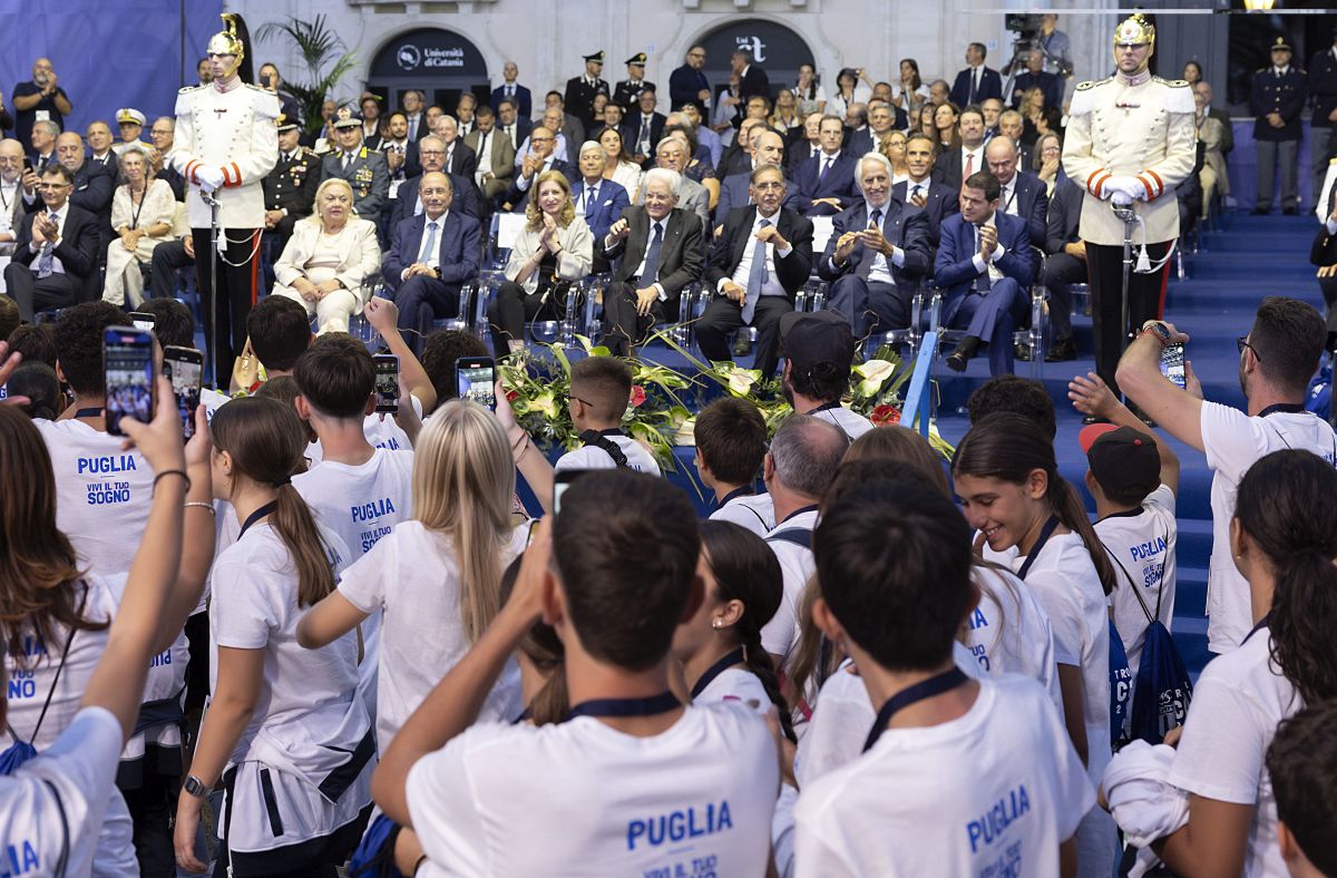 Inaugurato in Sicilia il Trofeo Coni con Mattarella e La Russa