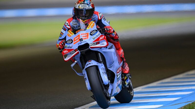 Marquez davanti nel venerdì di Phillip Island, Bagnaia 5°