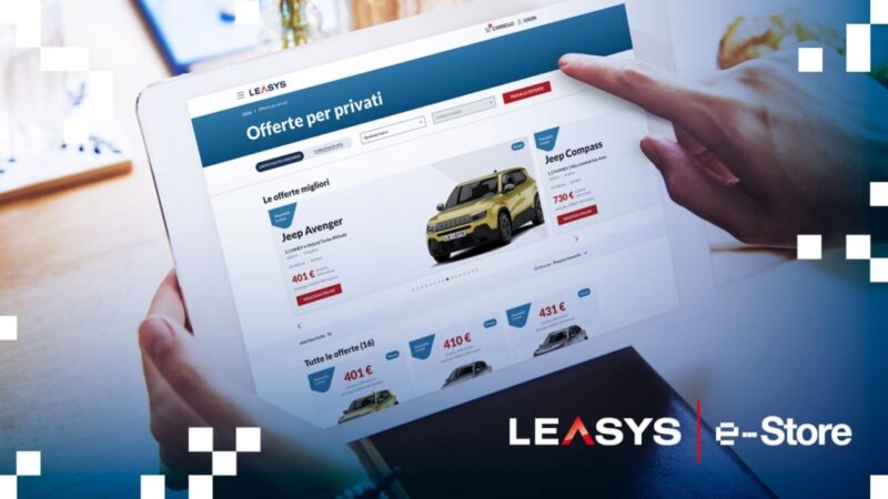 Leasys lancia Leasys e-Store, il nuovo marketplace digitale