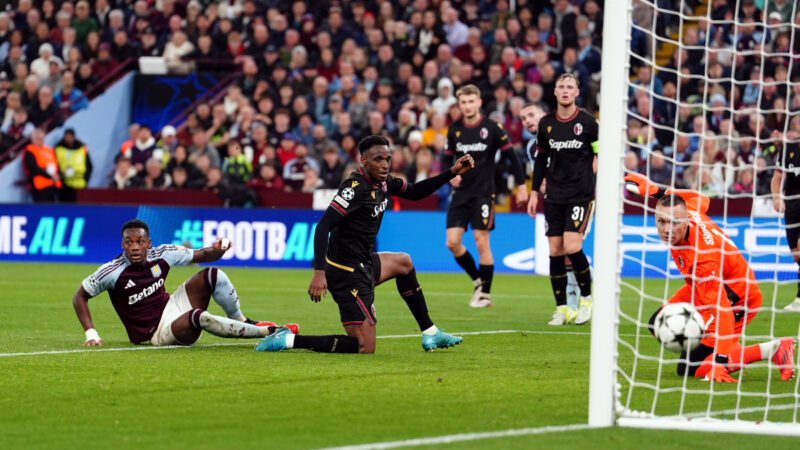 Bologna ko in Inghilterra, l’Aston Villa vince 2-0