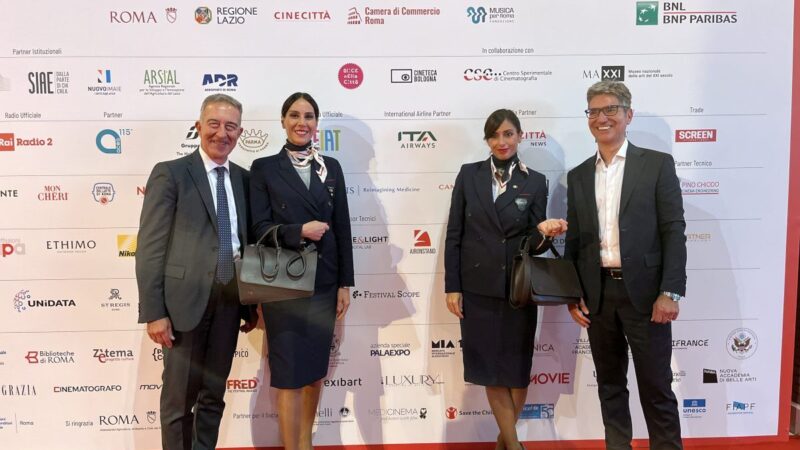 Festa del Cinema di Roma, ITA Airways sul red carpet