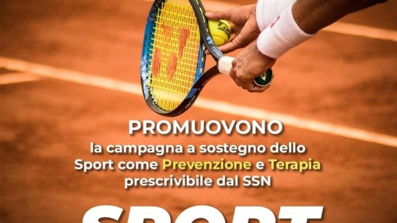 Sport prescrivibile da Ssn, raccolta firme Cultura Italiae