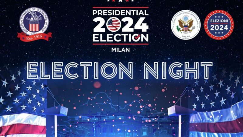 AmCham Italy, a Milano il 5 novembre la Presidential Election Night 2024