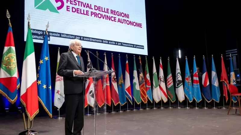 Mattarella “Essenziale la collaborazione tra le istituzioni”