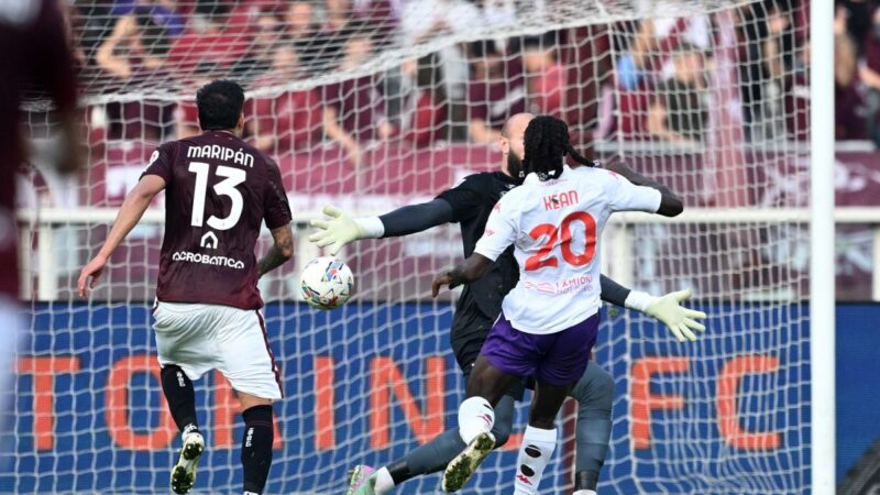 La Fiorentina vola con Kean e vince 1-0 a Torino