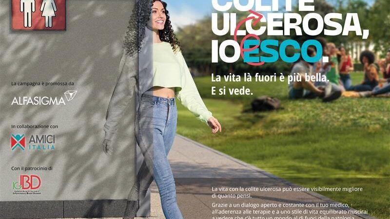 Colite Ulcerosa, al via campagna “Io Esco” di Alfasigma e Amici Italia