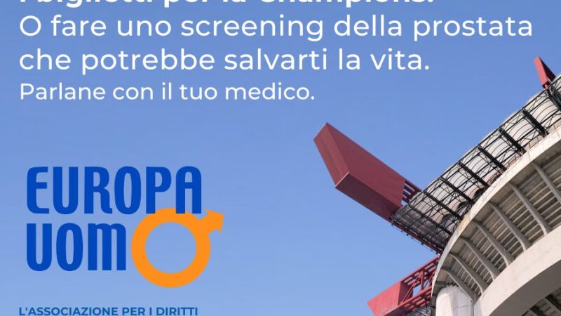 Da Europa Uomo una campagna per la prevenzione del tumore della prostata