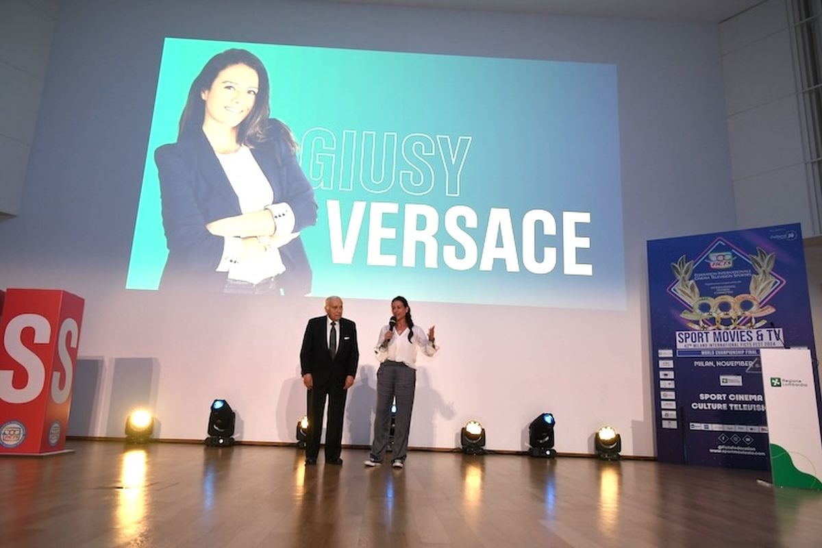 Giusy Versace riceve dalla Ficts la “Guirlande d’Honneur”