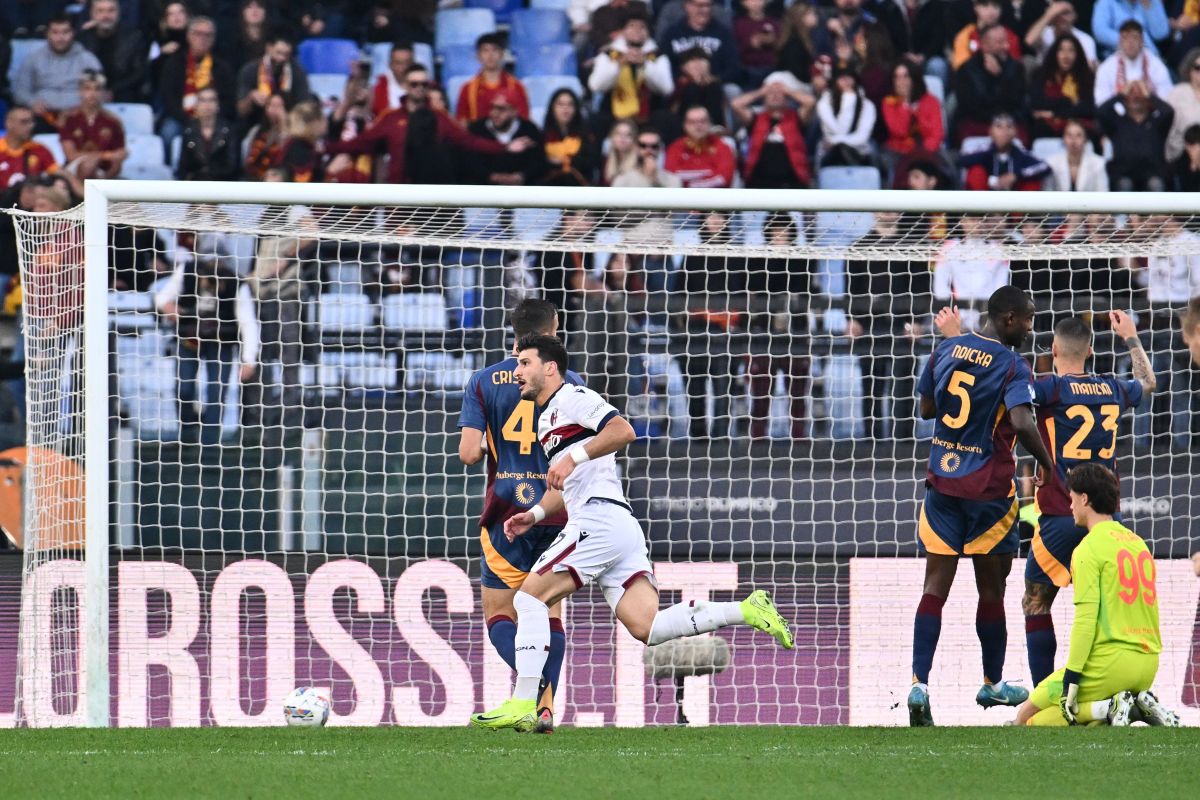 La Roma in ginocchio all’Olimpico, vince il Bologna 3-2