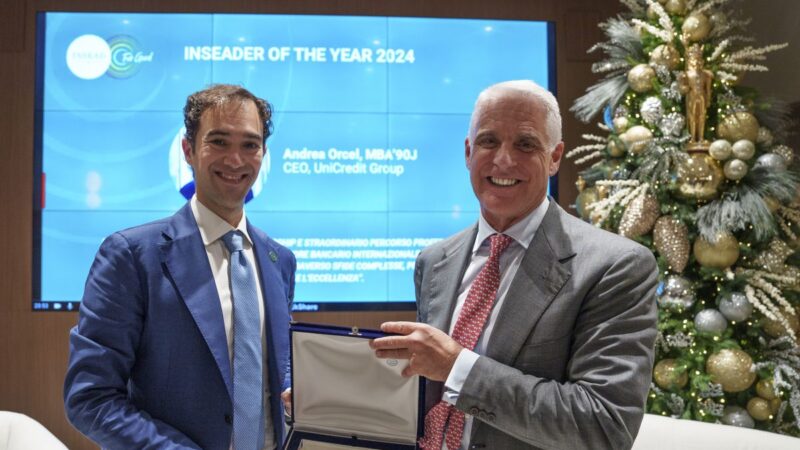 Andrea Orcel premiato come “Inseader of the year 2024”