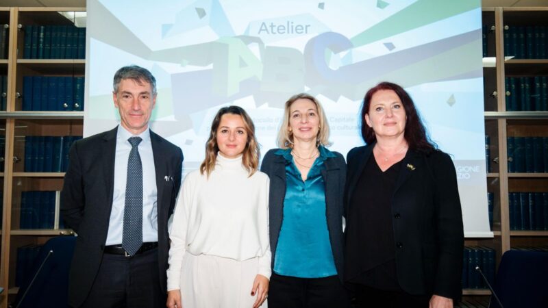 Atelier ABC, protocollo d’intesa tra Regione Lazio e Roma Capitale