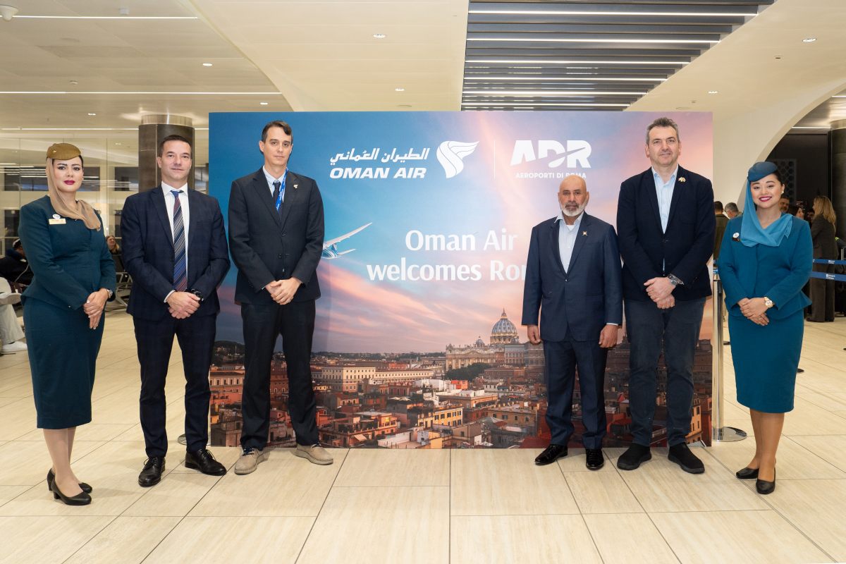 Oman Air, volo inaugurale per la tratta Roma-Muscat