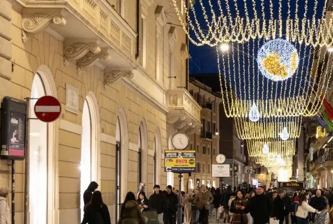 A Natale accelerano i consumi, spesi 9 miliardi