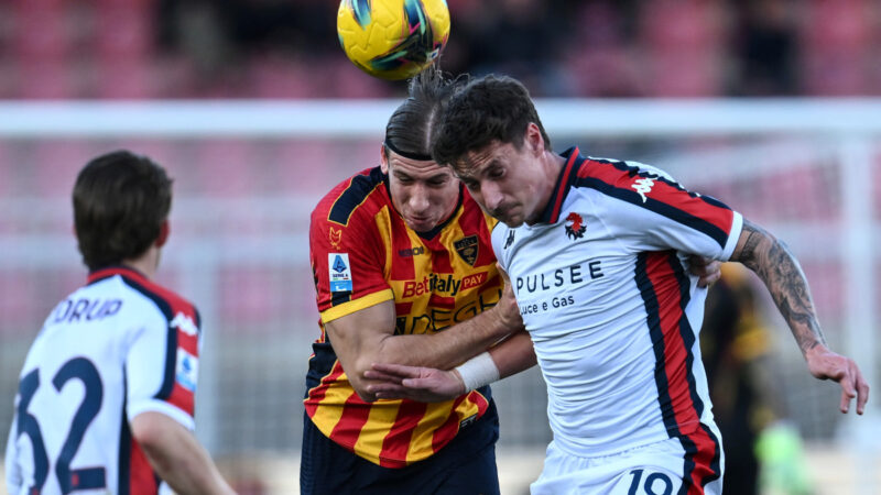 Finisce senza reti lo scontro diretto Lecce-Genoa